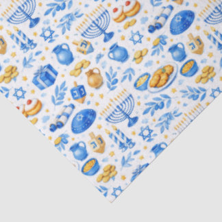 Hanukkah Celebration Icons  Tissue Paper