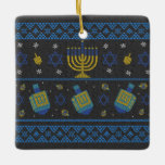 Hanukkah ceramic ornament<br><div class="desc">Happy Hanukkah
Judaism 
Hebrew
Jews

hanukkah,  jewish,  christmas,  chanukah,  holiday,  funny,  jew,  happy hanukkah,  menorah,  dreidel,  chanukkah,  israel,  hebrew,  star of david,  winter,  hannukah,  holidays,  judaism,  american flag,  birthday,  kwanzaa,  xmas,  movie,  cute,  womens,  nice,  festive,  jewish christmas,  humorous,  merry</div>