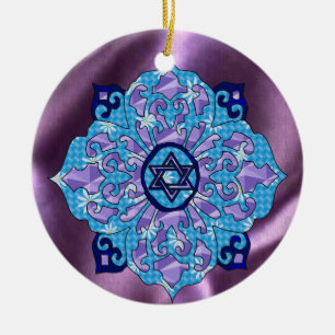 Hanukkah Ceramic Ornament