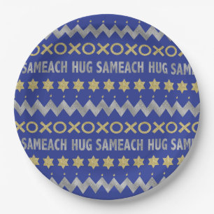 Hanukkah Chag Sameach/Happy Holiday Paper Plates