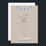 Hanukkah Channukah Greeting Card<br><div class="desc">A personalized decorated scratchpad with a handwritten scribbled Hanukkah greeting. A play on the spelling of Hanukkah or Channukah.</div>