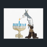 Hanukkah - Chanukah card<br><div class="desc">no really there skirts are kinda long and if they get to close to a candle they go .. FOOSSHHHH!!!! then look like Chihuahuas . BUT EVEN SO! THESE TWO ARE PRECARIOUSLY WISHING YOU A BLESSED AND HAPPY FESTIVAL OF THE LIGHTS .</div>