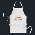 HANUKKAH CHANUKAH GIFT APRON REAL MEN MAKE LATKES<br><div class="desc">GIVE THIS  "REAL MEN MAKE LATKES" APRON  TO YOUR GUY AS A HANUKKAH - CHANUKAH GIFT FOR HIM TO WEAR WITH JEWISH PRIDE.</div>