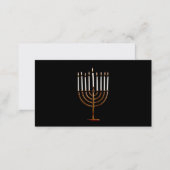 Hanukkah Chanukah Hanukah Hannukah Menorah Candles Business Card (Front/Back)