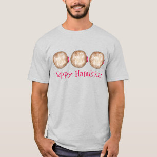 Hanukkah Chanukah Jewish Holidays Jelly Doughnut T-Shirt