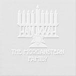 Hanukkah Chanukah Lit Menorah #2 Family Name Embosser<br><div class="desc">Hanukkah Chanukah Lit Menorah #2 Family Name Embosser  ========</div>