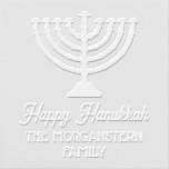 Hanukkah Chanukah Menorah  Family Name Embosser<br><div class="desc">Hanukkah Chanukah Menorah Family Name Return Address ========</div>