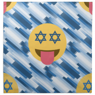 hanukkah chanukkah emoji napkin