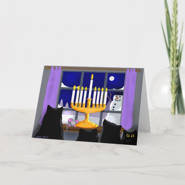 Hanukkah christmas card (Front)