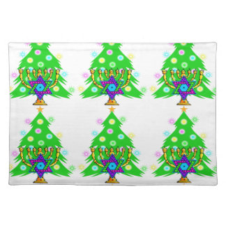 Hanukkah Christmas Interfaith Placemat