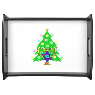 Hanukkah Christmas Interfaith Serving Tray