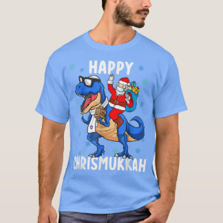 Hanukkah Christmas Jewish Xmas Kids Happy Chrismuk T-Shirt