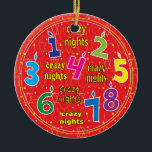 Hanukkah Circle Ornament<br><div class="desc">Hanukkah Circle Ornament</div>