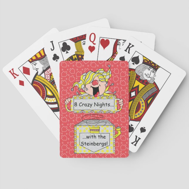 Hanukkah Classic Playing Cards/8 Crazy Nights... Poker Cards (Back)