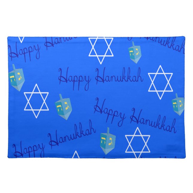 Hanukkah Cloth Placemat (Front)