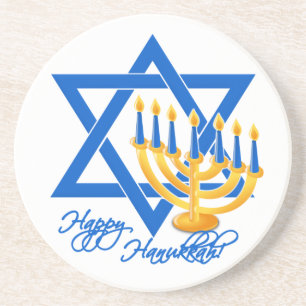 Hanukkah coaster