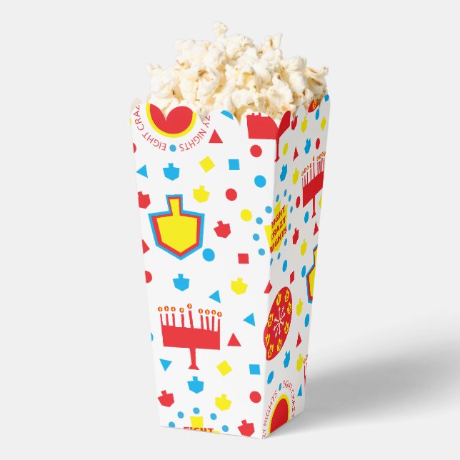 Hanukkah Crazy 8 Favor Boxes (Popped)