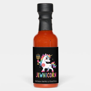 Hanukkah Dabbing Unicorn Jewnicorn Chanukah Jewish Hot Sauces