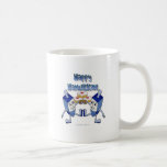 Hanukkah Dancing Dreidels and Jelly Doughnuts Coffee Mug<br><div class="desc">You are viewing The Lee Hiller Designs Collection of Home and Office Decor,  Apparel,  Gifts and Collectibles. The Designs include Lee Hiller Photography and Mixed Media Digital Art Collection. You can view her Nature photography at http://HikeOurPlanet.com/ and follow her hiking blog within Hot Springs National Park.</div>