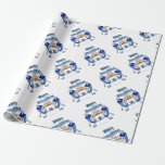 Hanukkah Dancing Dreidels and Jelly Doughnuts Wrapping Paper<br><div class="desc">You are viewing The Lee Hiller Photography Art and Designs Collection of Home and Office Decor,  Apparel,  Gifts and Collectibles. The Designs include Lee Hiller Photography and Mixed Media Digital Art Collection. You can view her Nature photography at http://HikeOurPlanet.com/ and follow her hiking blog within Hot Springs National Park.</div>