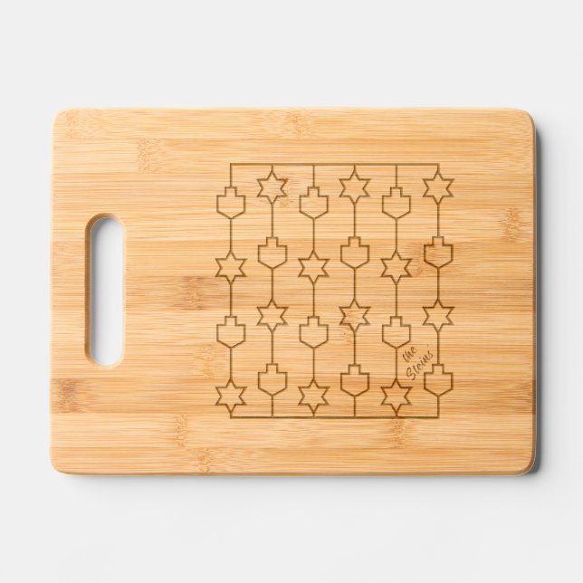 Hanukkah Decor Cutting Board (Front)