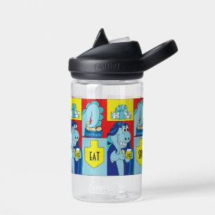 Hanukkah Dinosaur Party Water Bottle