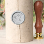 Hanukkah Dove Personalized Wax Seal Stamp<br><div class="desc">Personalize with your text.</div>