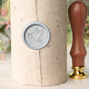 Hanukkah Dove Personalized Wax Seal Stamp