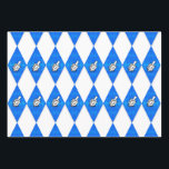 Hanukkah Dreidel Argyle Pattern Wrapping Paper Sheets<br><div class="desc">Hanukkah Dreidel Argyle Pattern in Blue Silver and White is a festive Jewish holiday design featuring diamond shapes and dreidels on a white background. Perfect for those who love Hanukkah,  Chanukkah,  are Jewish,  practice Judaism,  love argyle patterns,  or enjoy the holidays.</div>