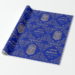 Hanukkah Dreidel Art Deco Design Wrapping Paper<br><div class="desc">Elegant Gold Dreidel, Art Deco Design, Wrapping Paper. Personalize by changing out the background color. Simply choose your favorite color from the color palette Thanks for stopping and shopping by. Much appreciated! Happy Chanukah/Hanukkah! Media: Matte Wrapping Paper Make sure every gift you give has a layer of love by creating...</div>