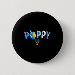 Hanukkah Dreidel Matching Family Party Pajama Ppy  Button