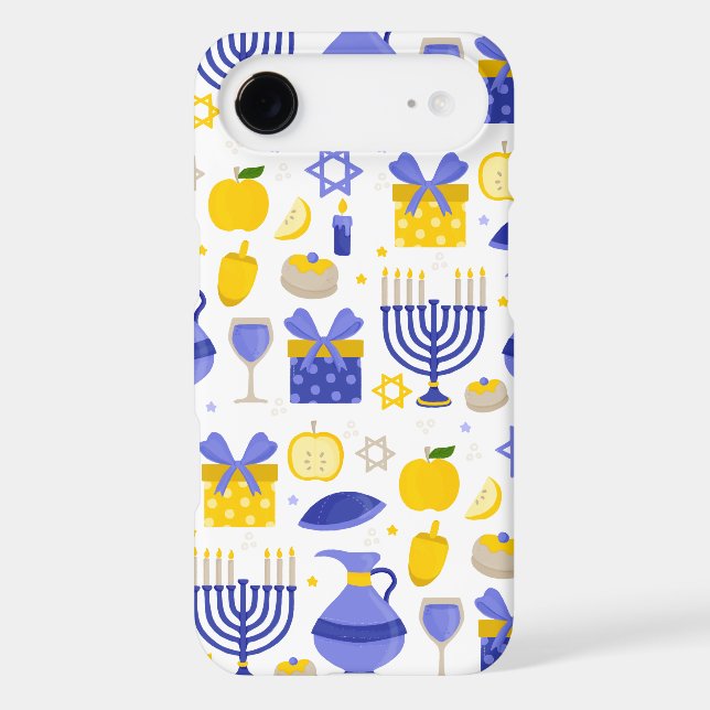hanukkah dreidel menorah Case-Mate iPhone case (Back)