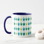 Hanukkah Dreidel Party Mug<br><div class="desc">Share the joy of the holiday season with your friends and family with this Hanukkah Dreidel Party Mug. This design features colorful dreidels on a white background. Pair with other items from the Hanukkah Dreidel Party collection for a cohesive,  festive celebration.</div>