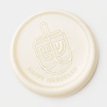 Hanukkah Dreidel Personalized Wax Seal Sticker<br><div class="desc">Personalize with your text.</div>