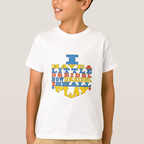 Hanukkah Dreidel Play Kids T_Shirt