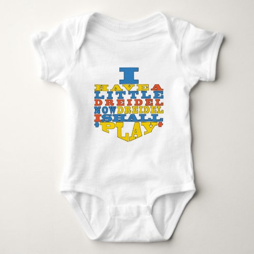 Hanukkah Dreidel Play Kids T_Shirt Baby Bodysuit