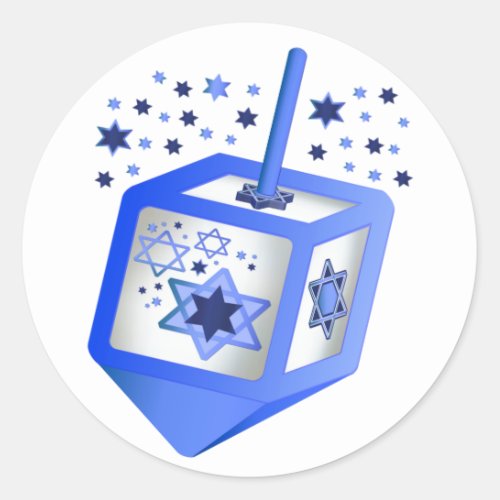 Hanukkah Dreidel Sticker