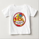 Hanukkah Dreidels Baby T-shirt<br><div class="desc">Hanukkah Dreidel T-Shirt. Design can be transferred to other Zazzle favorites. Personalize by deleting message and adding your own with your favorite font style, size, and color. Happy Chanukah/Hanukkah! Style: Baby Fine Jersey T-Shirt Your search for the ultimate basic infant T-shirt is officially over. This cotton tee is soft enough...</div>