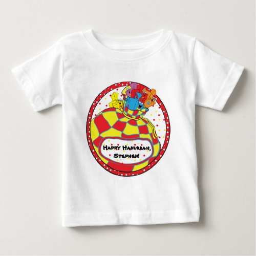 Hanukkah Dreidels Baby T_shirt