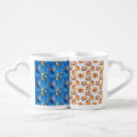 HANUKKAH DREIDELS & JELLY DONUTS COFFEE MUG SET<br><div class="desc">PINK & GREEN CHRISTMAS CANDIES</div>