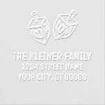 Hanukkah Dreidels Name Return Address Embosser<br><div class="desc">Hanukkah Dreidels Custom Name Return Address Embosser =======
.</div>