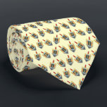 Hanukkah Dreidels Neck Tie<br><div class="desc">Colorful dreidels spin playfully on a pale yellow background. Celebrate the Hanukkah holiday with this fun and classy tie! Give yourself or the top spinner in your life a wonderful winter gift.</div>