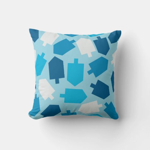 Hanukkah Driedel Pilllow Throw Pillow