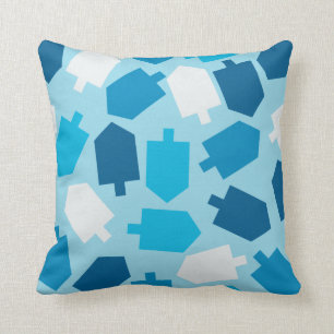 Hanukkah Driedel Pilllow Throw Pillow
