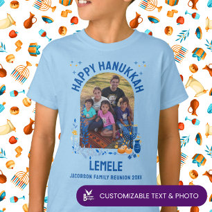 HANUKKAH FAMILY REUNION Custom LEMELE Kids  T-Shirt