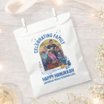 HANUKKAH FAMILY REUNION Customizable Photo  Favor Bag<br><div class="desc">Customizable Photo HANUKKAH FAMILY REUNION Favor Bag. Add your details and upload your vertical photo. Celebrate your family reunion at Hanukkah. Matching shirts,  gifts and party supplies available.</div>
