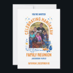 HANUKKAH FAMILY REUNION Customizable Photo  Invitation<br><div class="desc">Customizable Photo HANUKKAH FAMILY REUNION Invitation. Add your details and upload your vertical photo. Celebrate your family reunion at Hanukkah. Matching shirts,  gifts and party supplies available.</div>