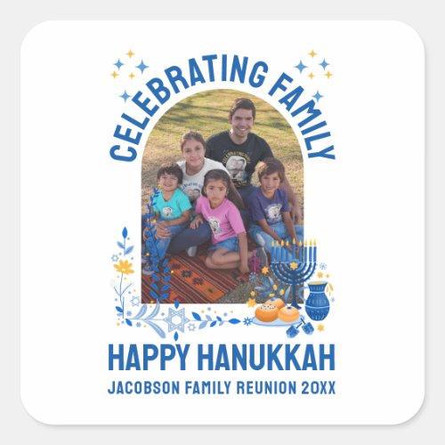 HANUKKAH FAMILY REUNION Customizable Photo 