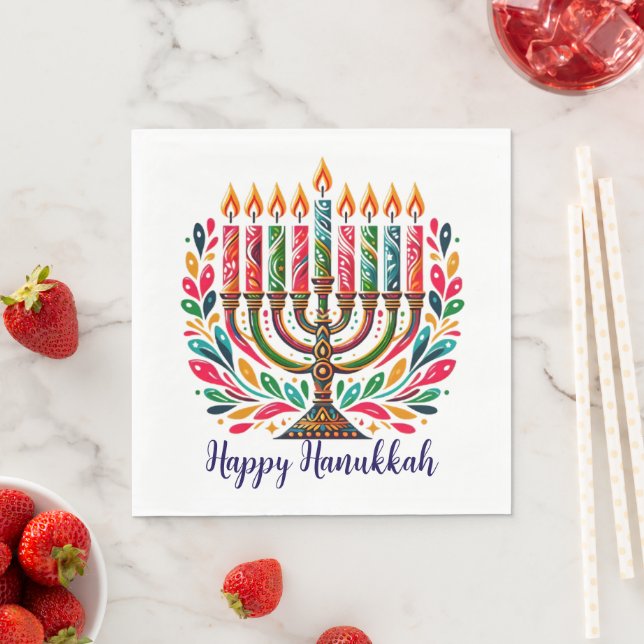 Hanukkah Festival Of Lights  Napkins (Insitu)