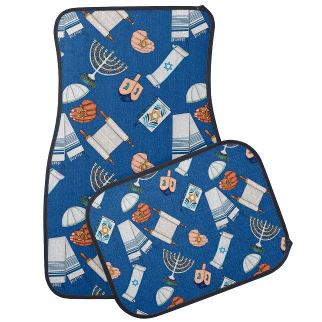 Hanukkah Fun Car Mats (Set)